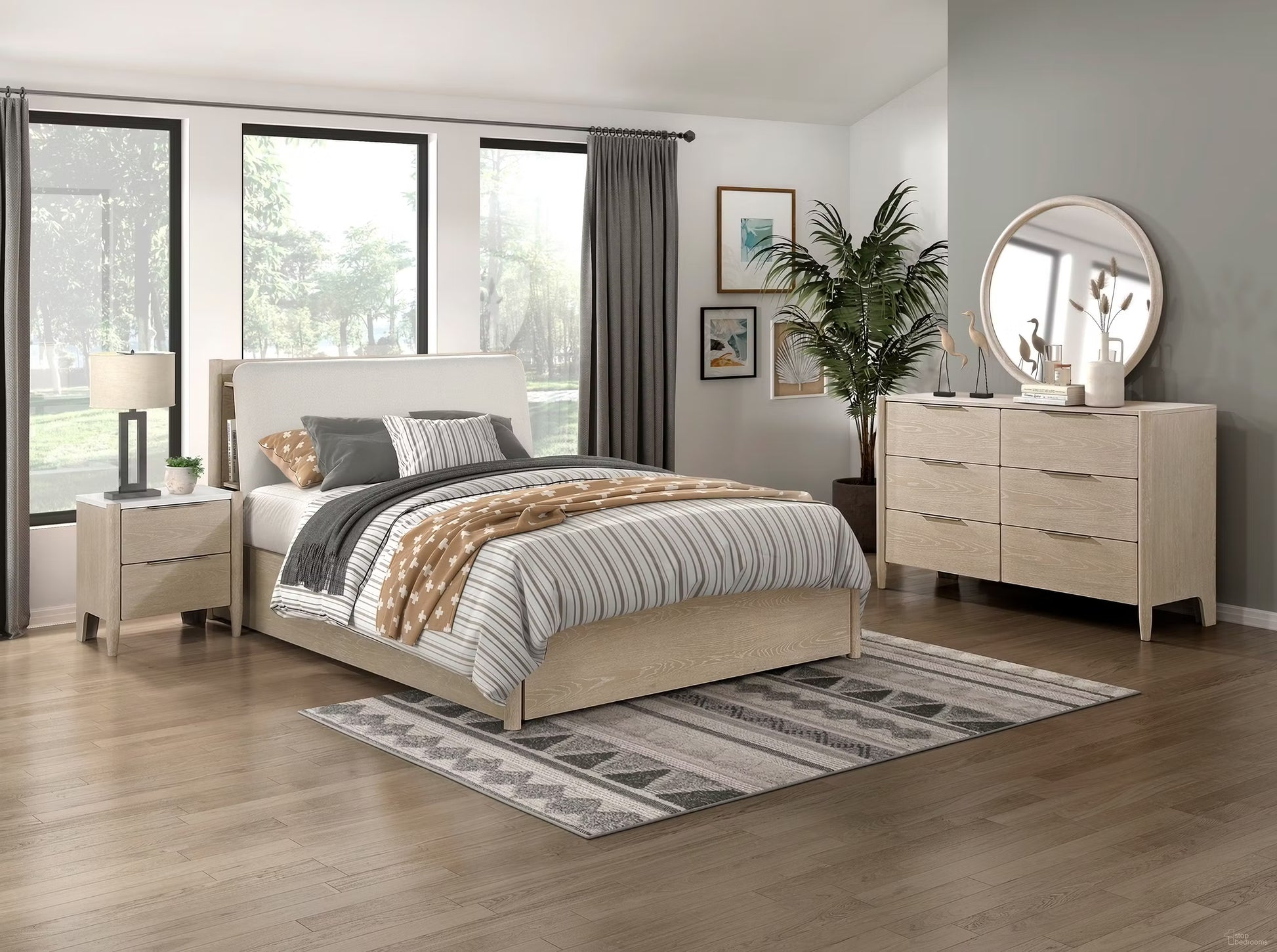 Luxury Modern Maya Bedroom Set European Style for Villa