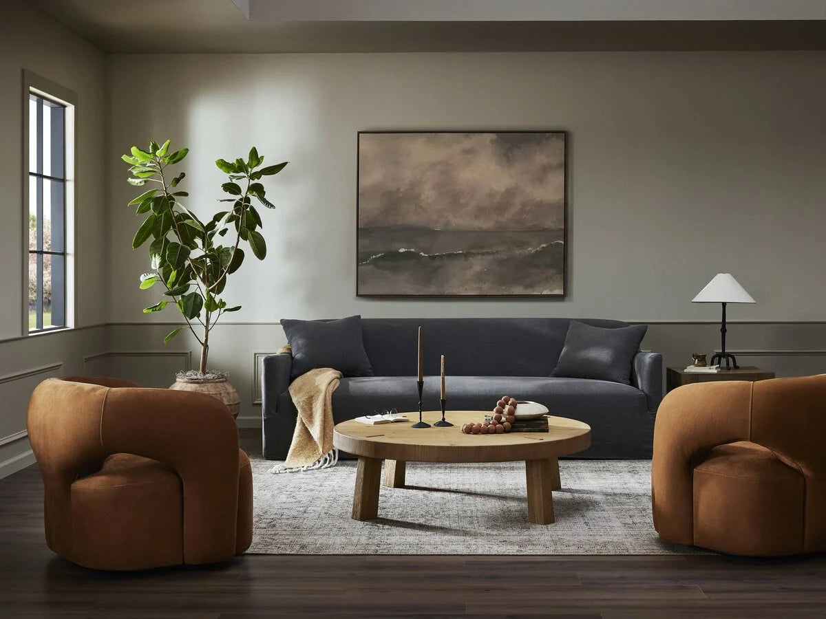 Luxury Modern Mazie Swivel Chair European Style for Villa