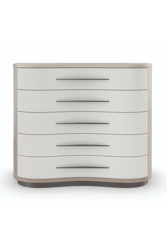 Luxury Modern Meandrous Curved Dresser European Style for Villa