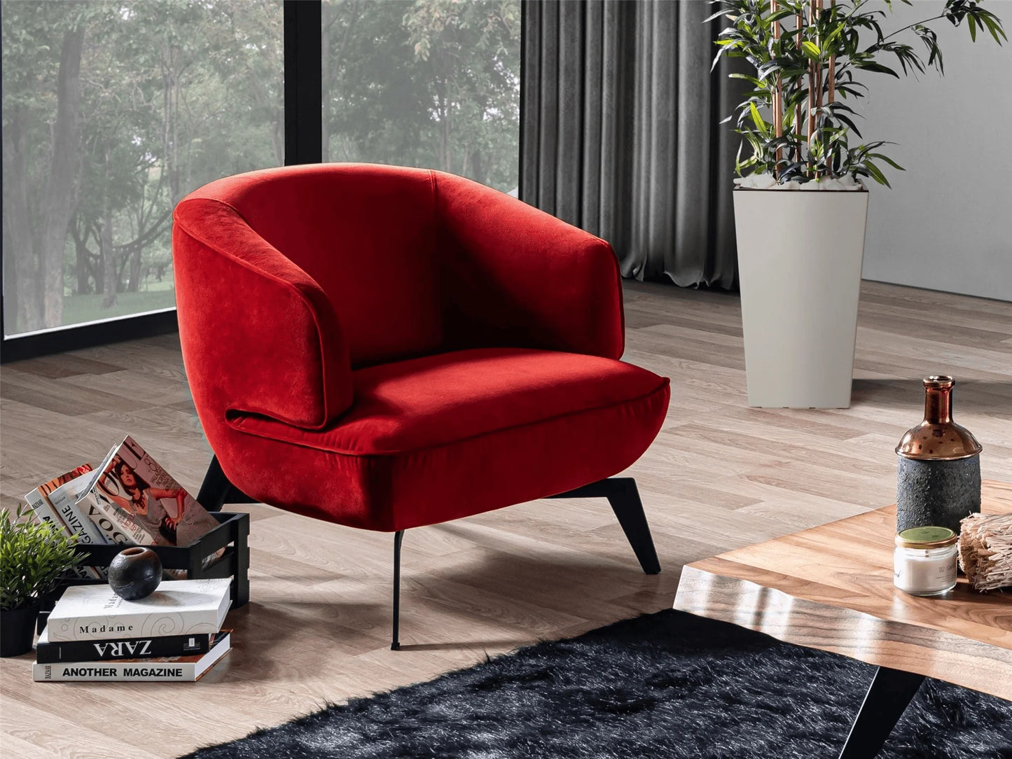 Luxury Modern Mersin Accent Chair European Style for Villa