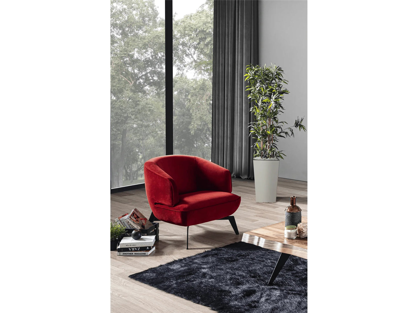 Luxury Modern Mersin Accent Chair European Style for Villa