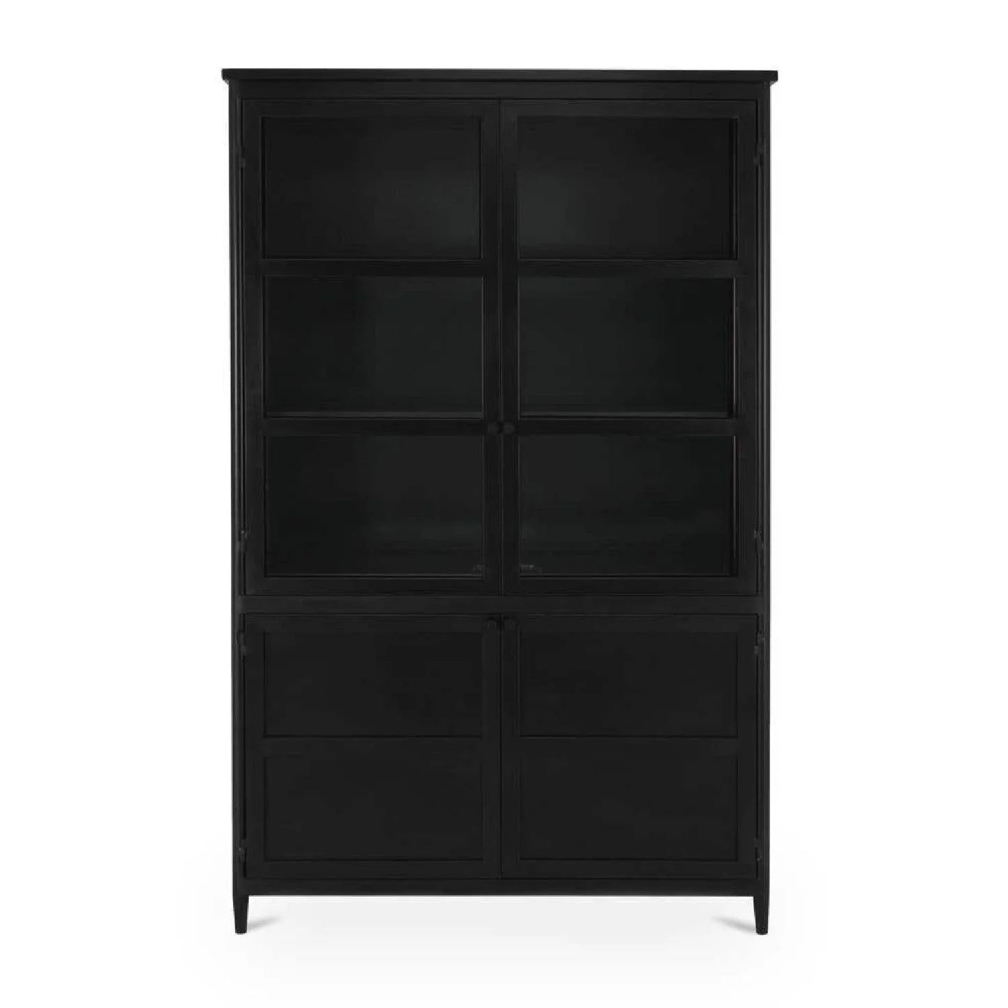Luxury Modern Metal 4-Door Cabinet European Style for Villa