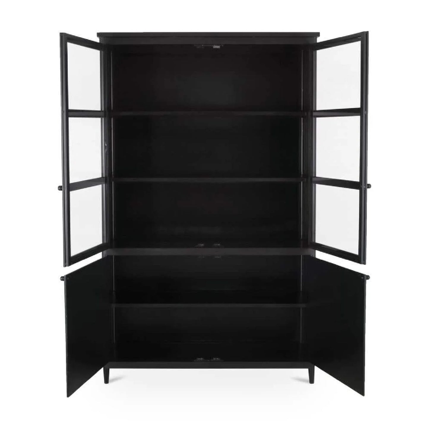 Luxury Modern Metal 4-Door Cabinet European Style for Villa