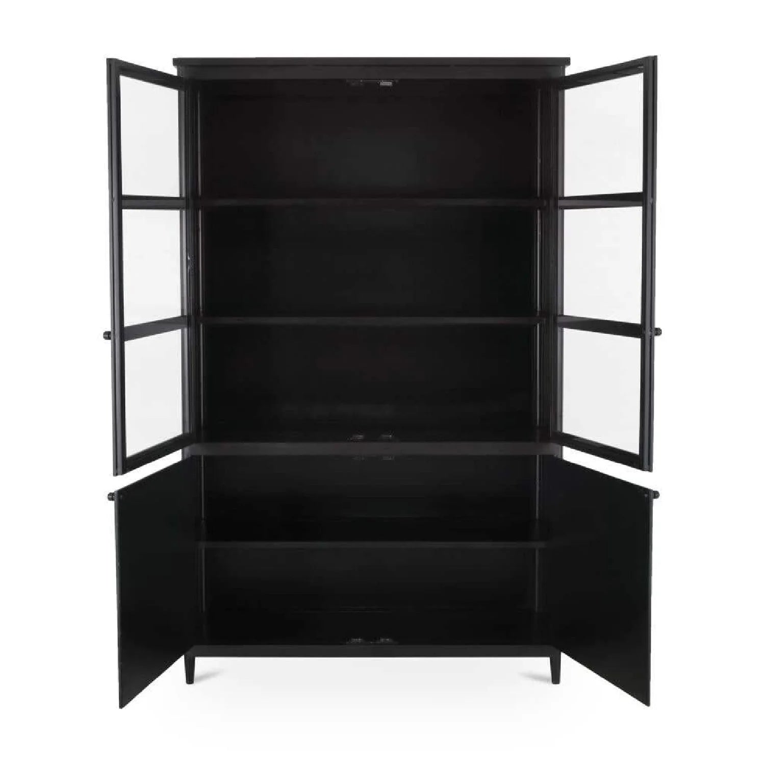 Luxury Modern Metal 4-Door Cabinet European Style for Villa