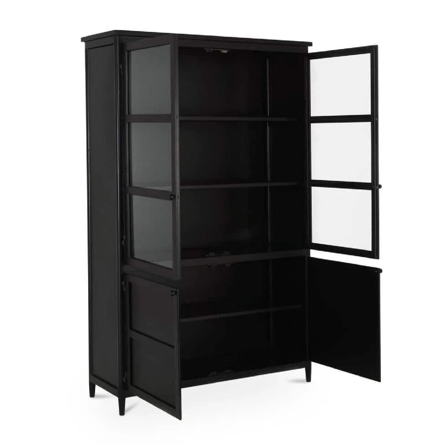 Luxury Modern Metal 4-Door Cabinet European Style for Villa