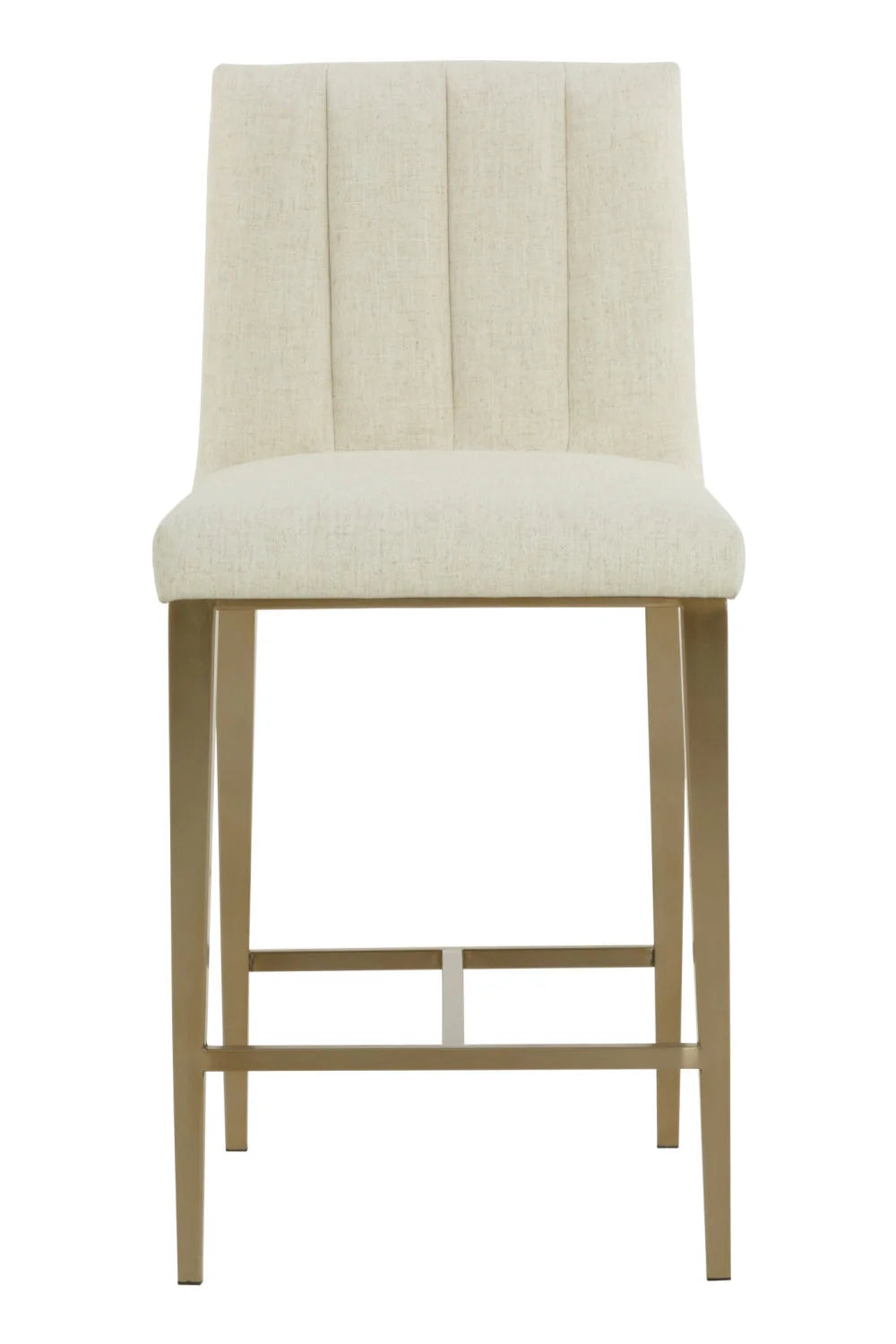 Luxury Modern Metal Frame Counter Stool European Style for Villa