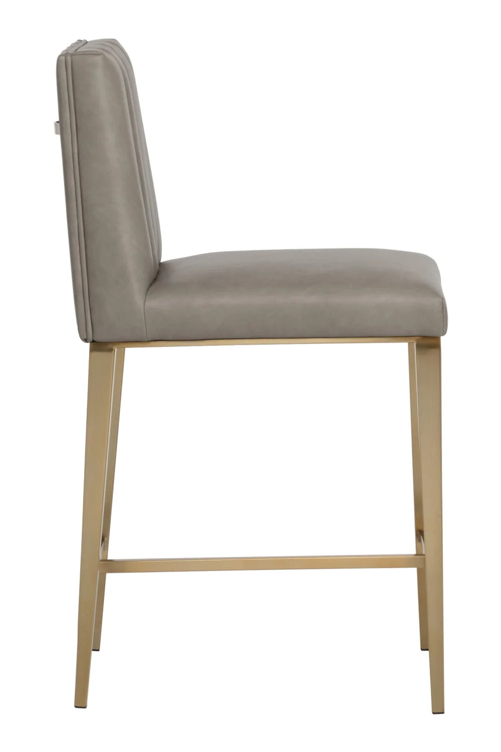 Luxury Modern Metal Frame Counter Stool European Style for Villa