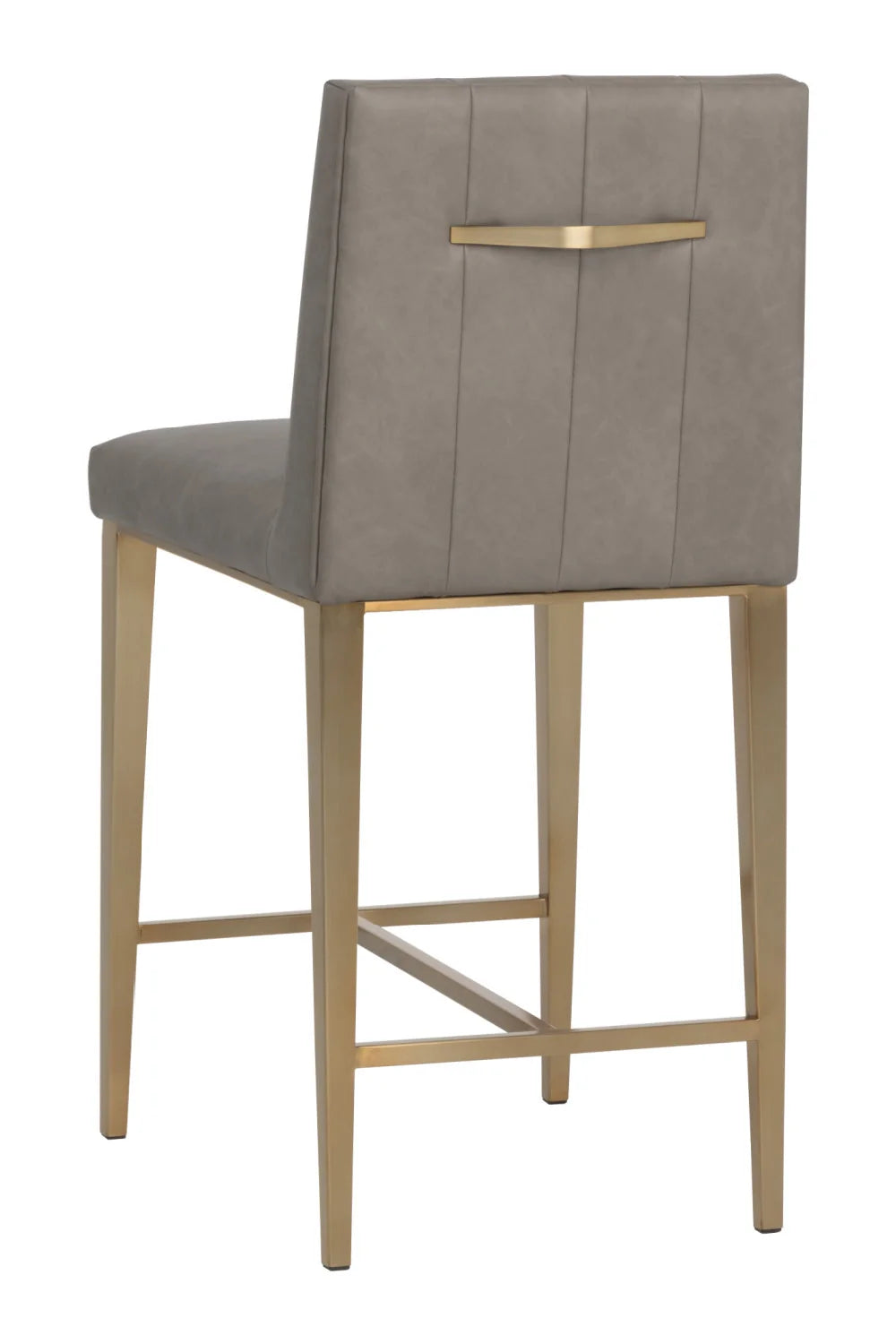 Luxury Modern Metal Frame Counter Stool European Style for Villa