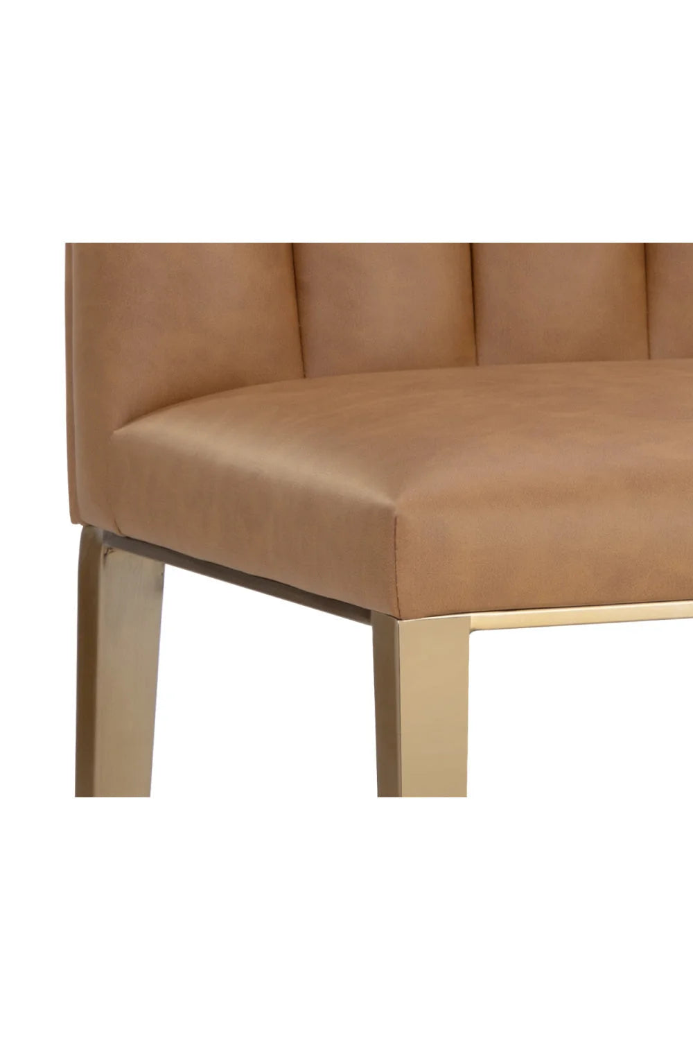 Luxury Modern Metal Frame Counter Stool European Style for Villa