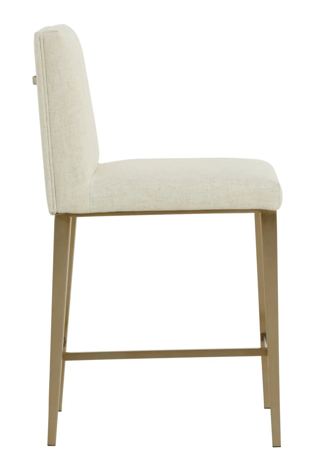 Luxury Modern Metal Frame Counter Stool European Style for Villa