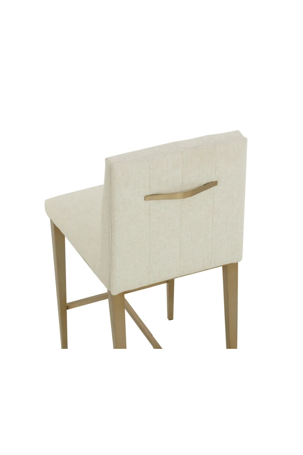 Luxury Modern Metal Frame Counter Stool European Style for Villa