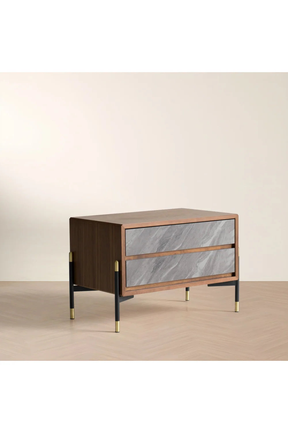 Luxury Modern Metcalf Nightstand European Style for Villa