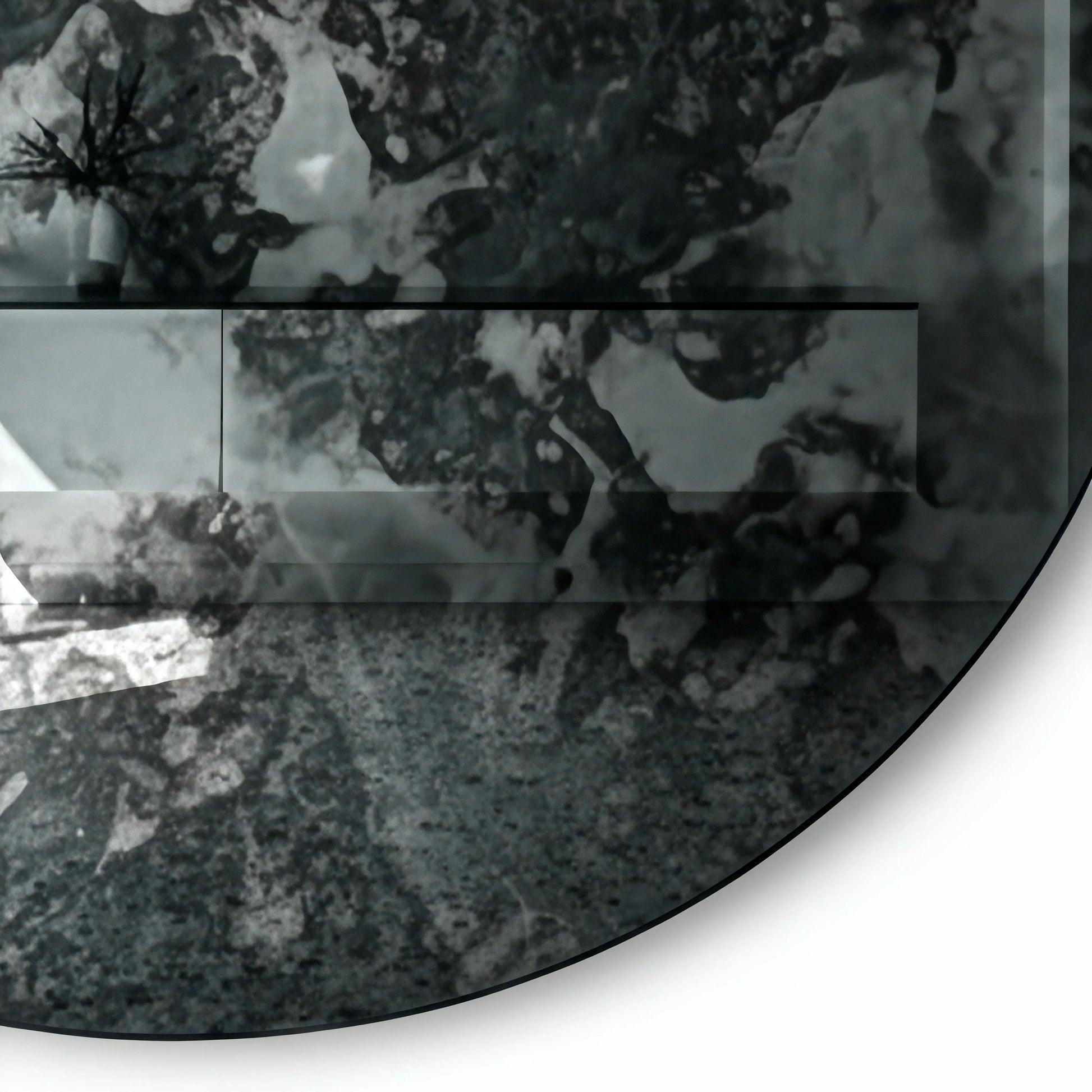 Luxury Modern Midnight Strata Mirror European Style for Villa