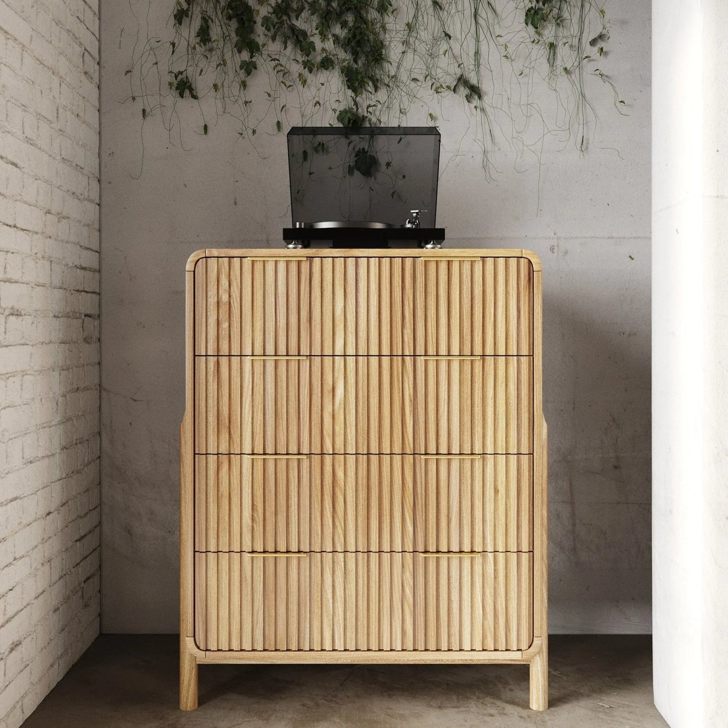 Luxury Modern Mikala 4-Drawer Chest European Style for Villa