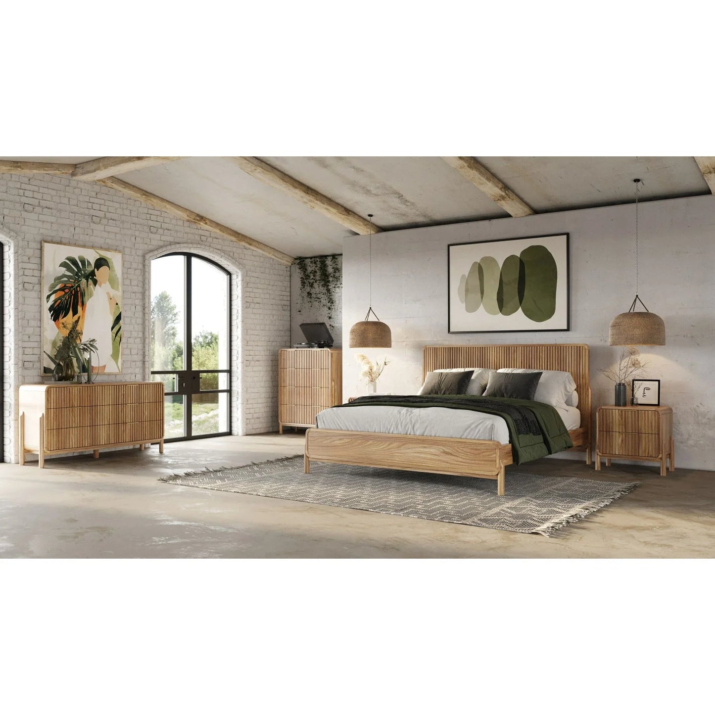 Luxury Modern Mikala 4-Drawer Chest European Style for Villa