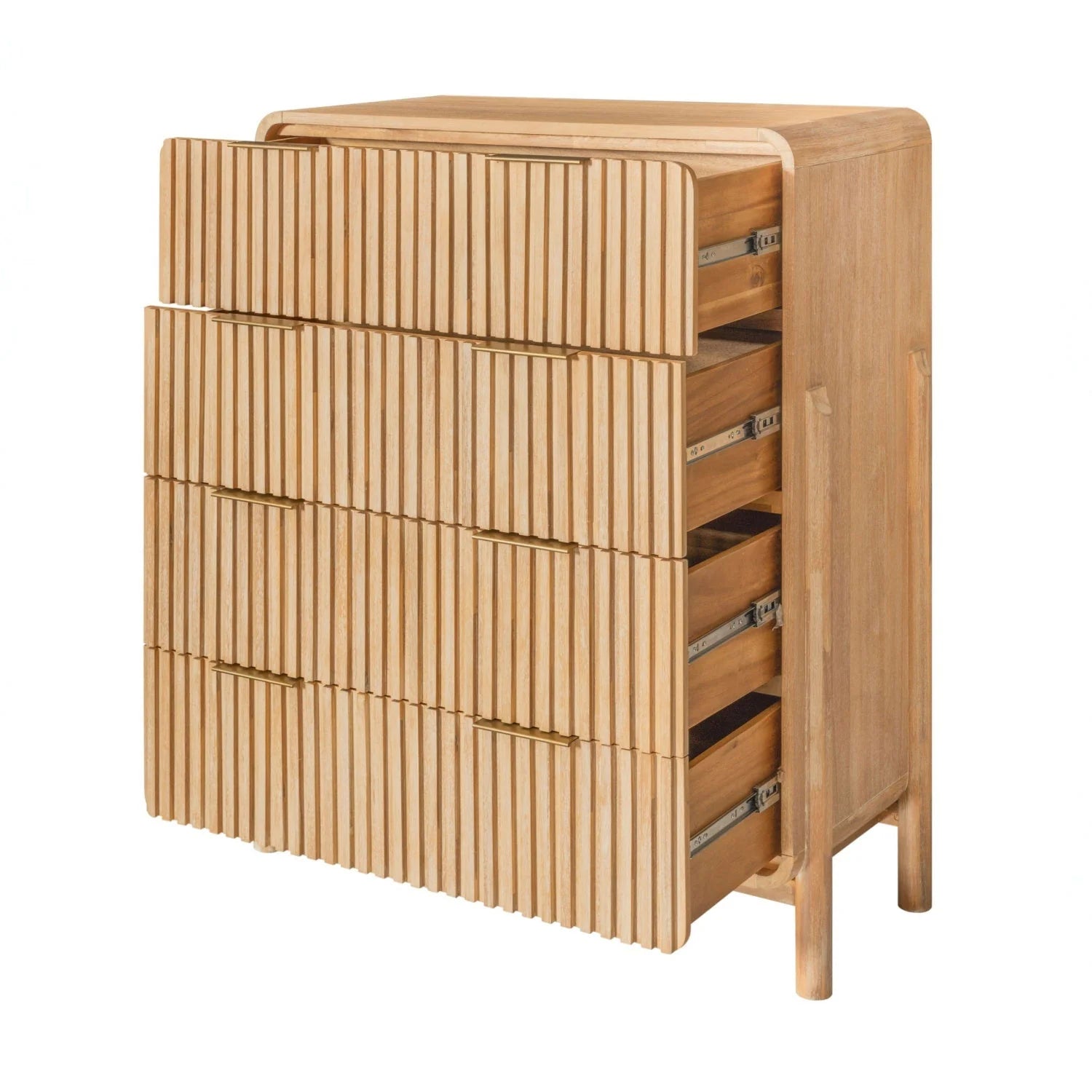 Luxury Modern Mikala 4-Drawer Chest European Style for Villa