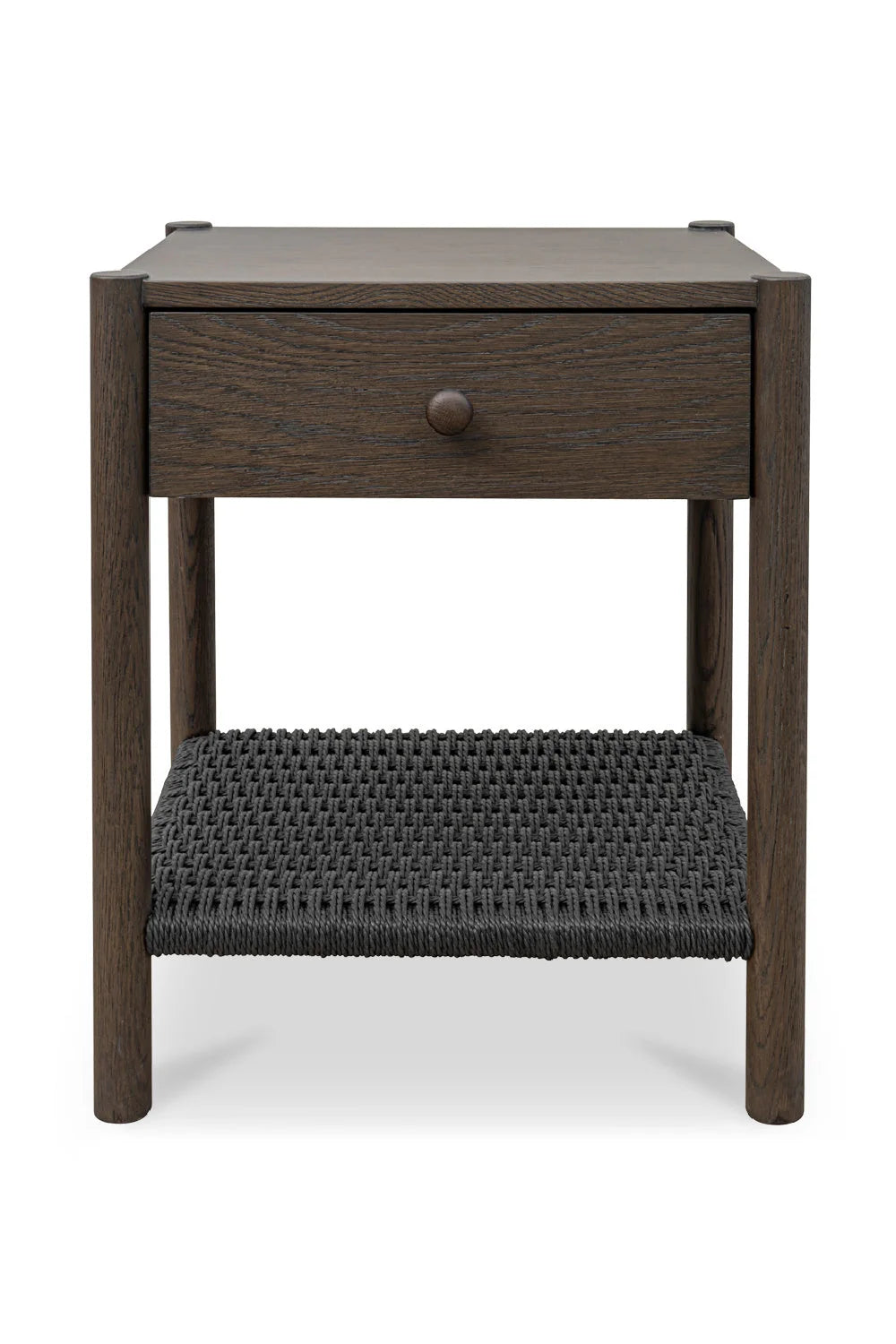 Luxury Modern Millie Woven Rope Nightstand European Style for Villa