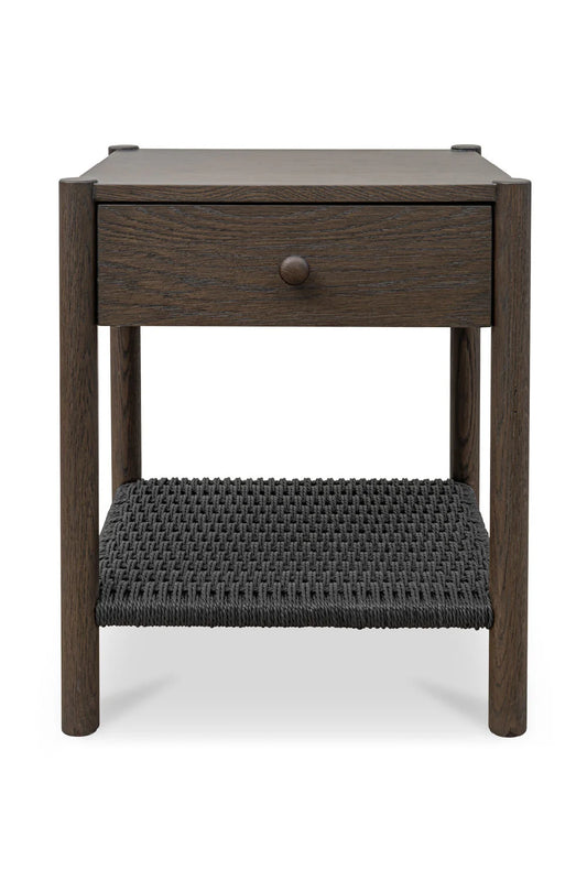 Luxury Modern Millie Woven Rope Nightstand European Style for Villa