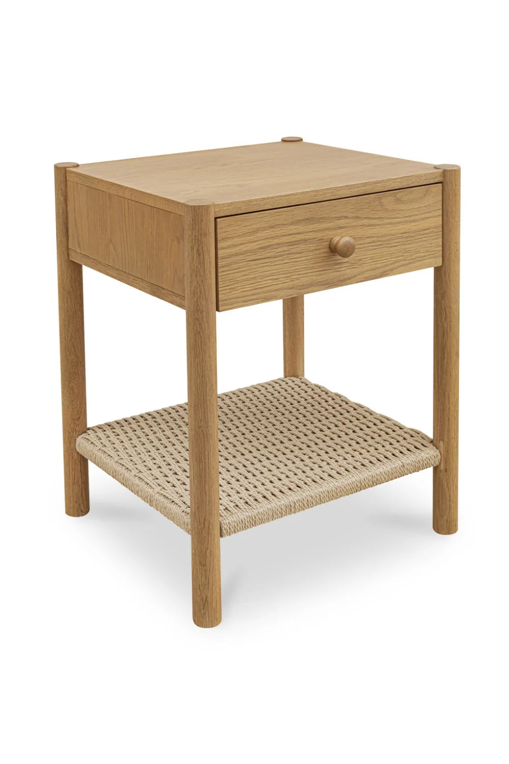 Luxury Modern Millie Woven Rope Nightstand European Style for Villa