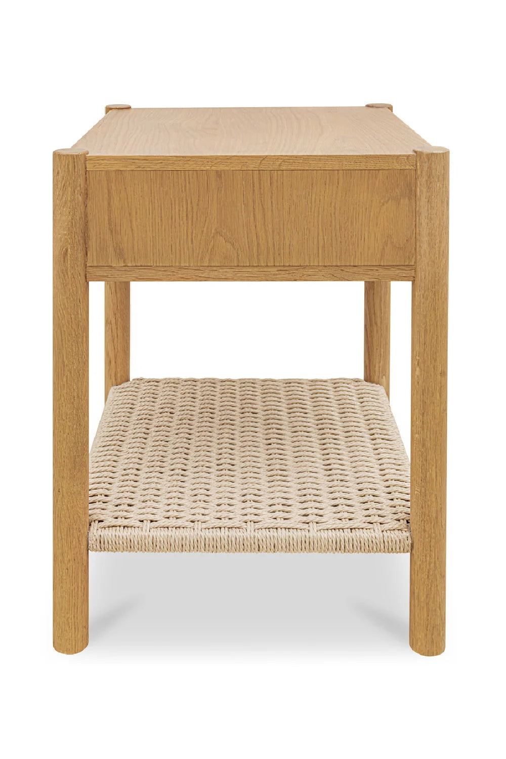 Luxury Modern Millie Woven Rope Nightstand European Style for Villa