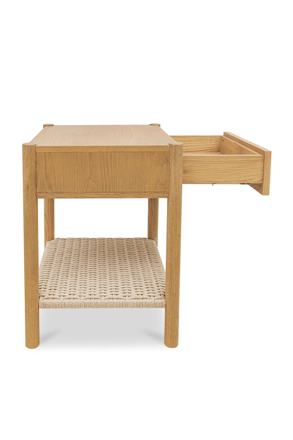 Luxury Modern Millie Woven Rope Nightstand European Style for Villa