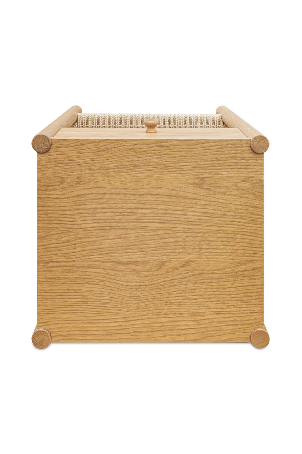 Luxury Modern Millie Woven Rope Nightstand European Style for Villa