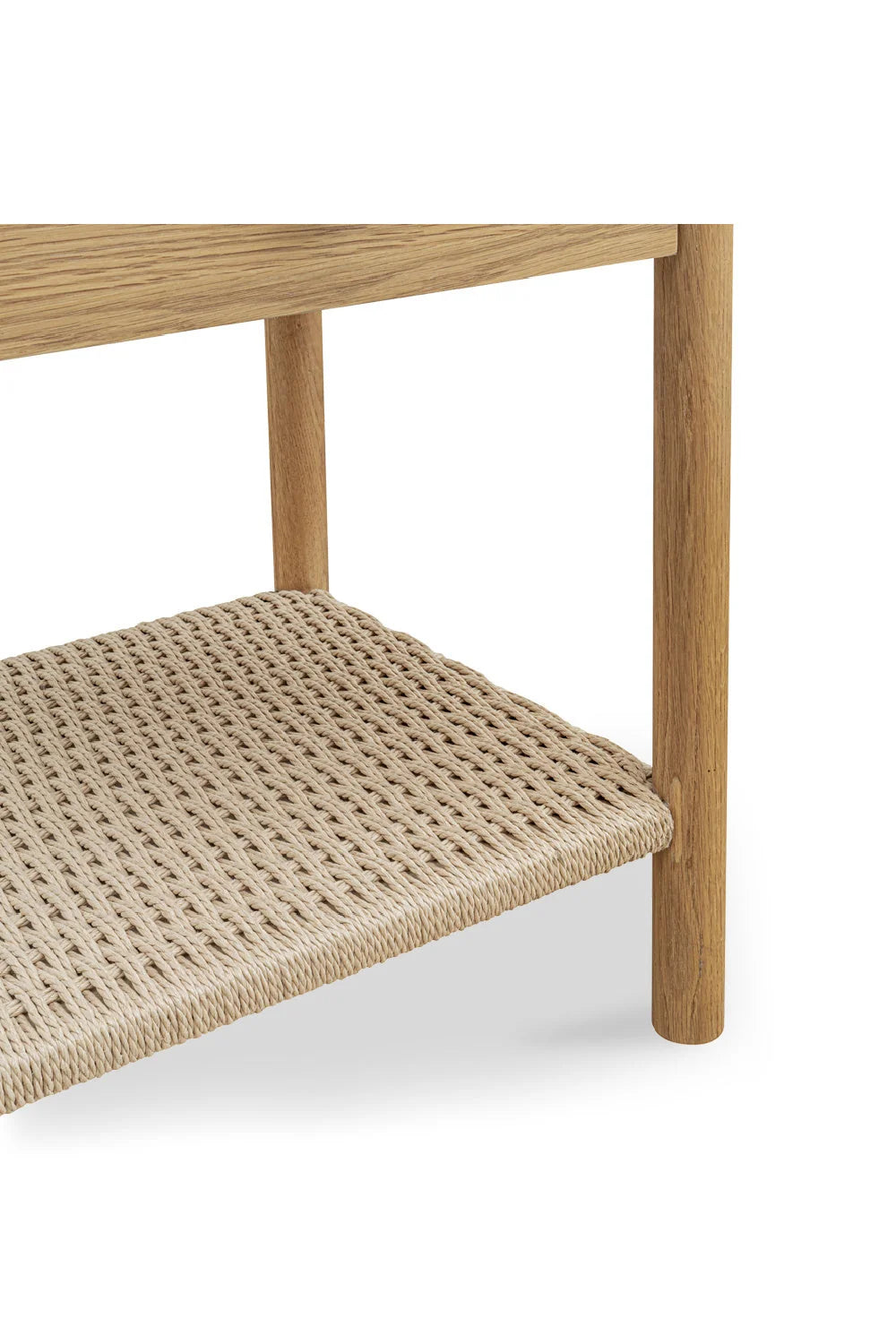 Luxury Modern Millie Woven Rope Nightstand European Style for Villa