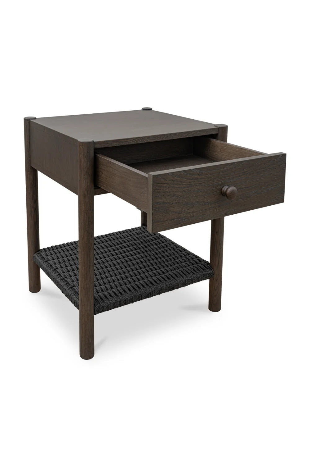Luxury Modern Millie Woven Rope Nightstand European Style for Villa