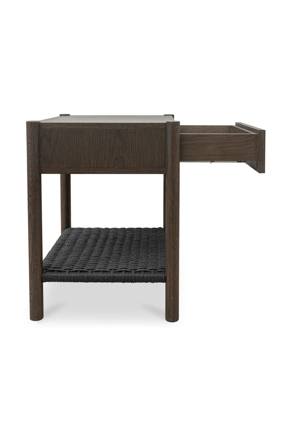 Luxury Modern Millie Woven Rope Nightstand European Style for Villa