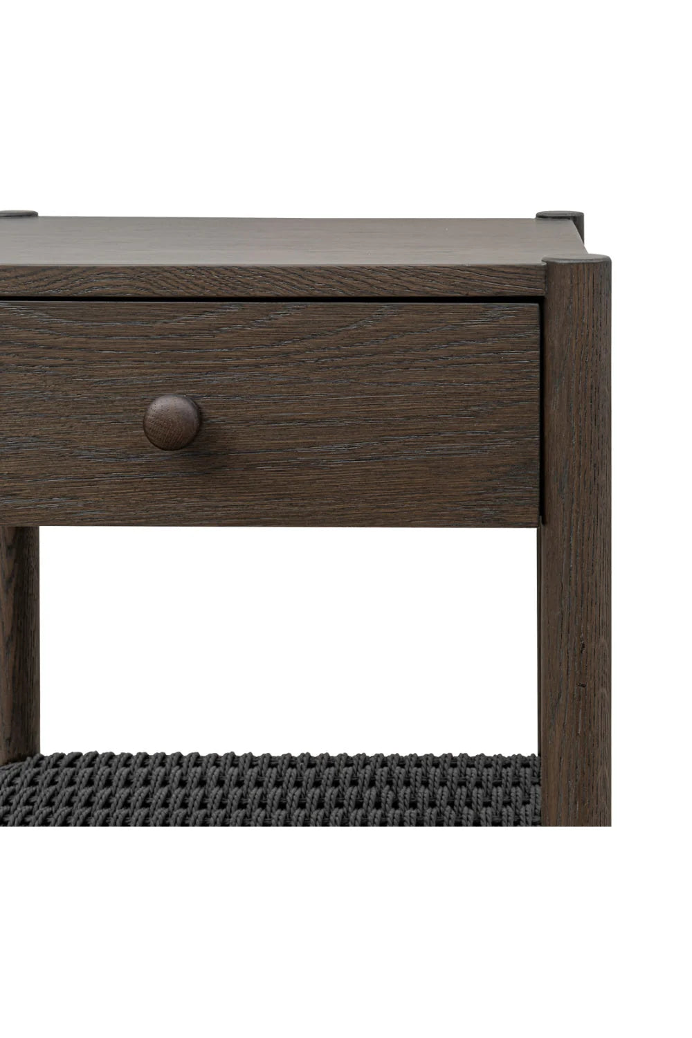 Luxury Modern Millie Woven Rope Nightstand European Style for Villa