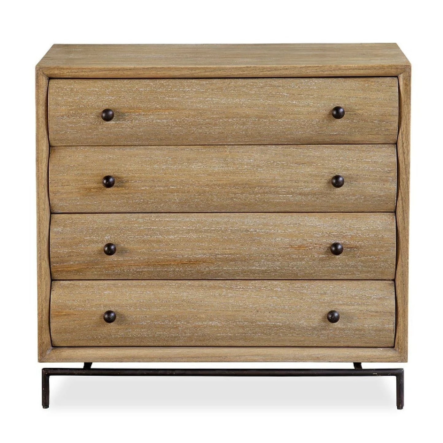 Luxury Modern Mindi Wood 4-Drawer Chest European Style for Villa
