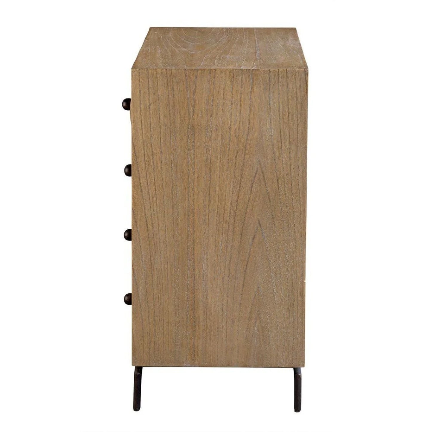 Luxury Modern Mindi Wood 4-Drawer Chest European Style for Villa
