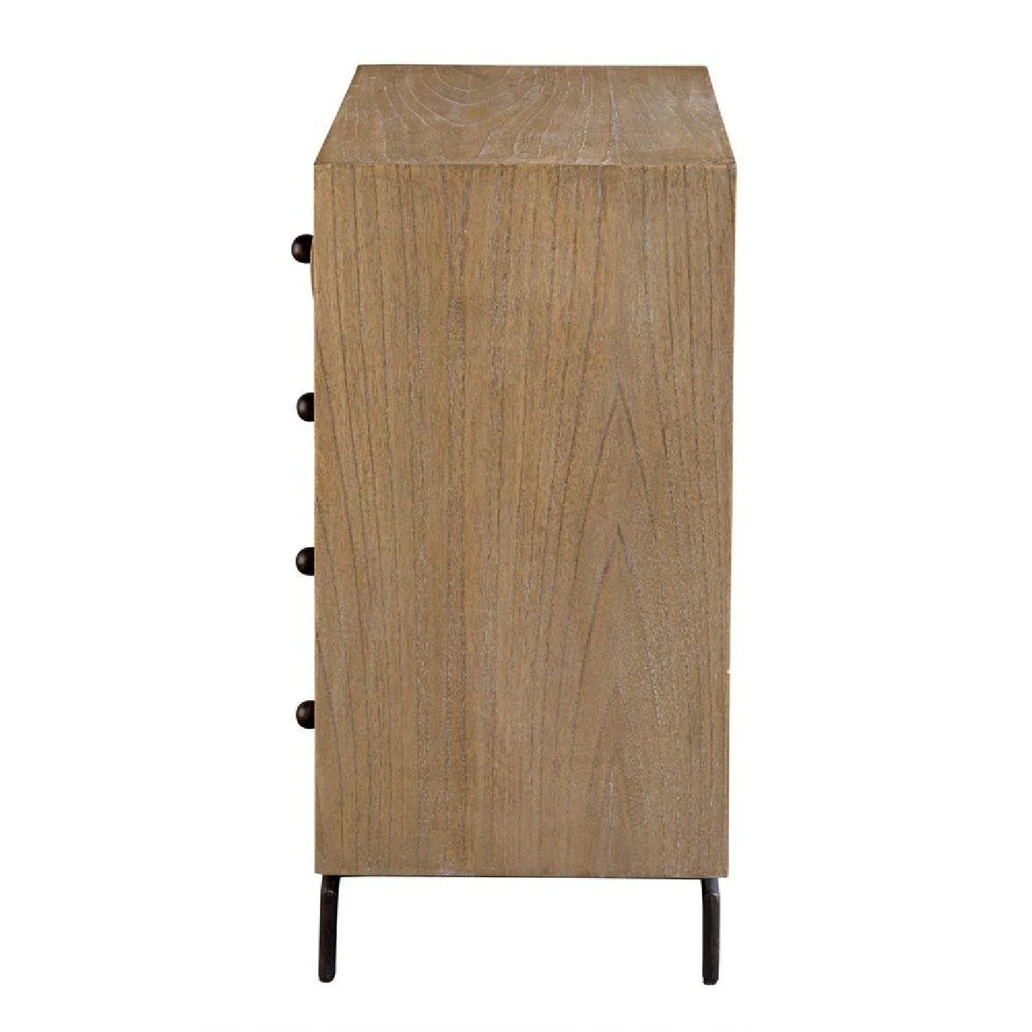 Luxury Modern Mindi Wood 4-Drawer Chest European Style for Villa