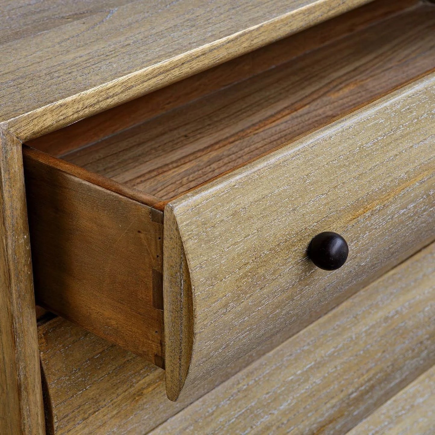 Luxury Modern Mindi Wood 4-Drawer Chest European Style for Villa