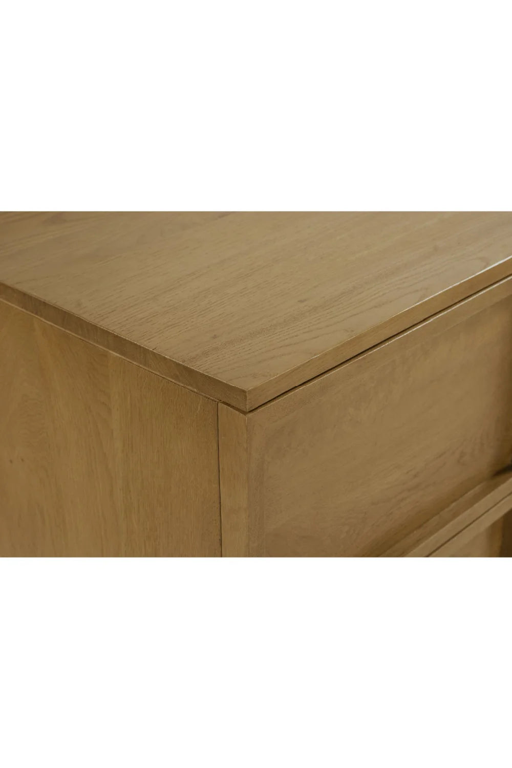 Luxury Modern Minimalist Oak 8-Drawer Dresser European Style for Villa