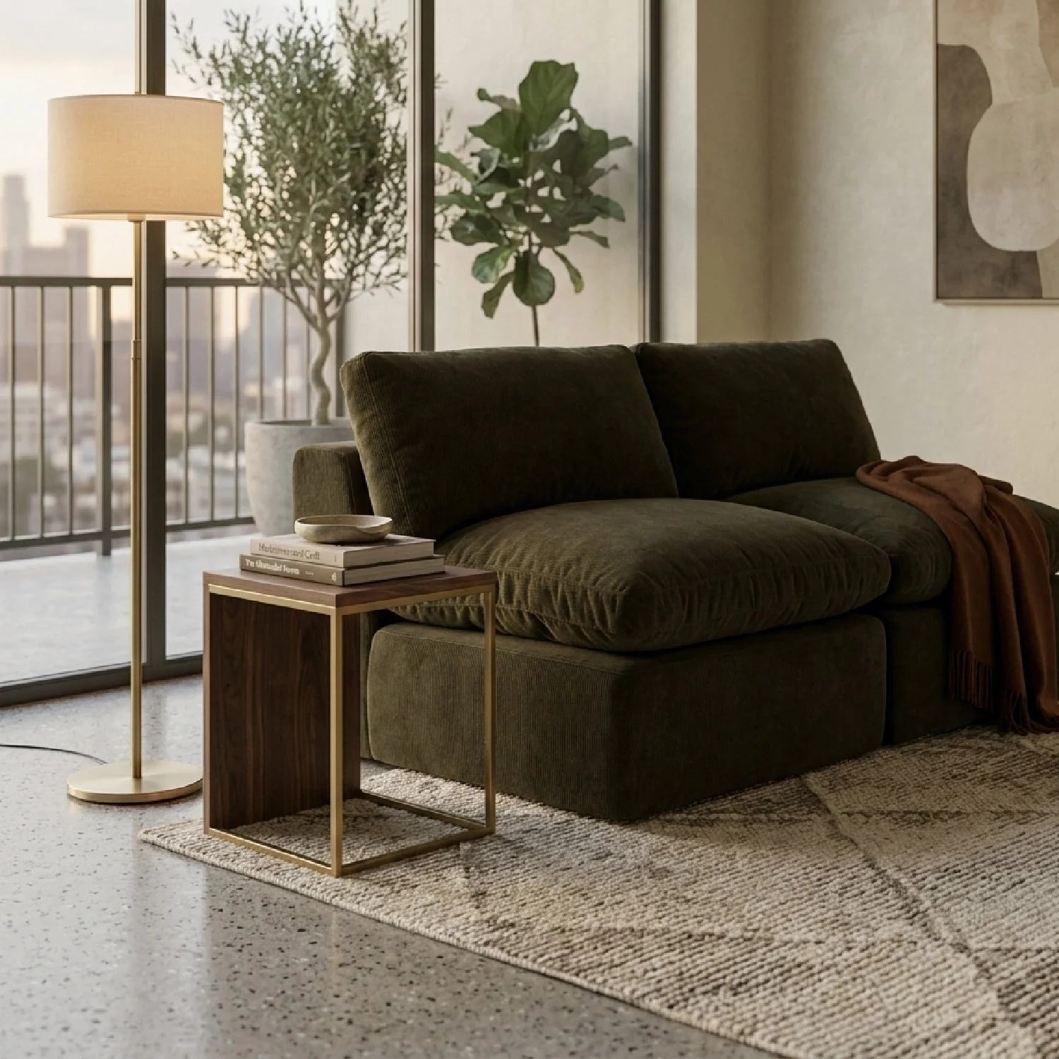 Luxury Modern Minimalist Slipper Chair Modern Italian Style for Villa