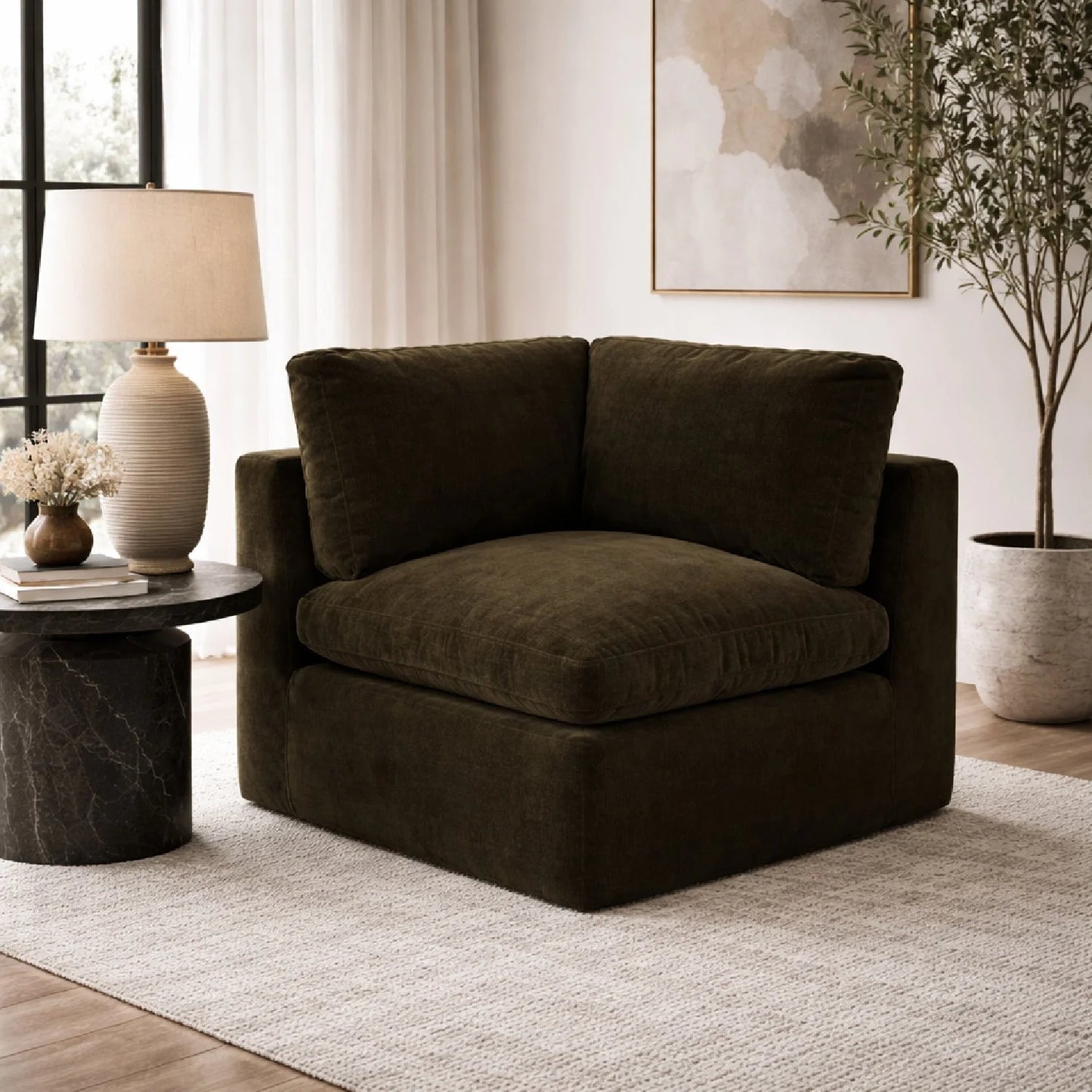 Luxury Modern Minimalist Slipper Chair Modern Italian Style for Villa