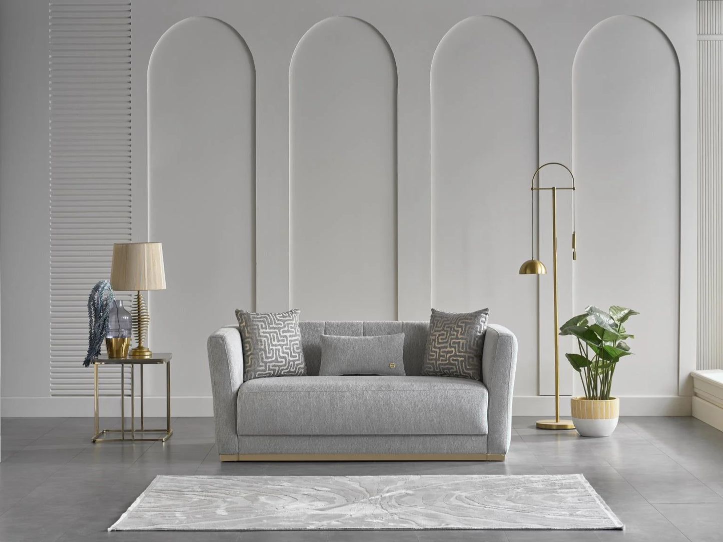 Luxury Modern Monique Living Set European Style for Villa