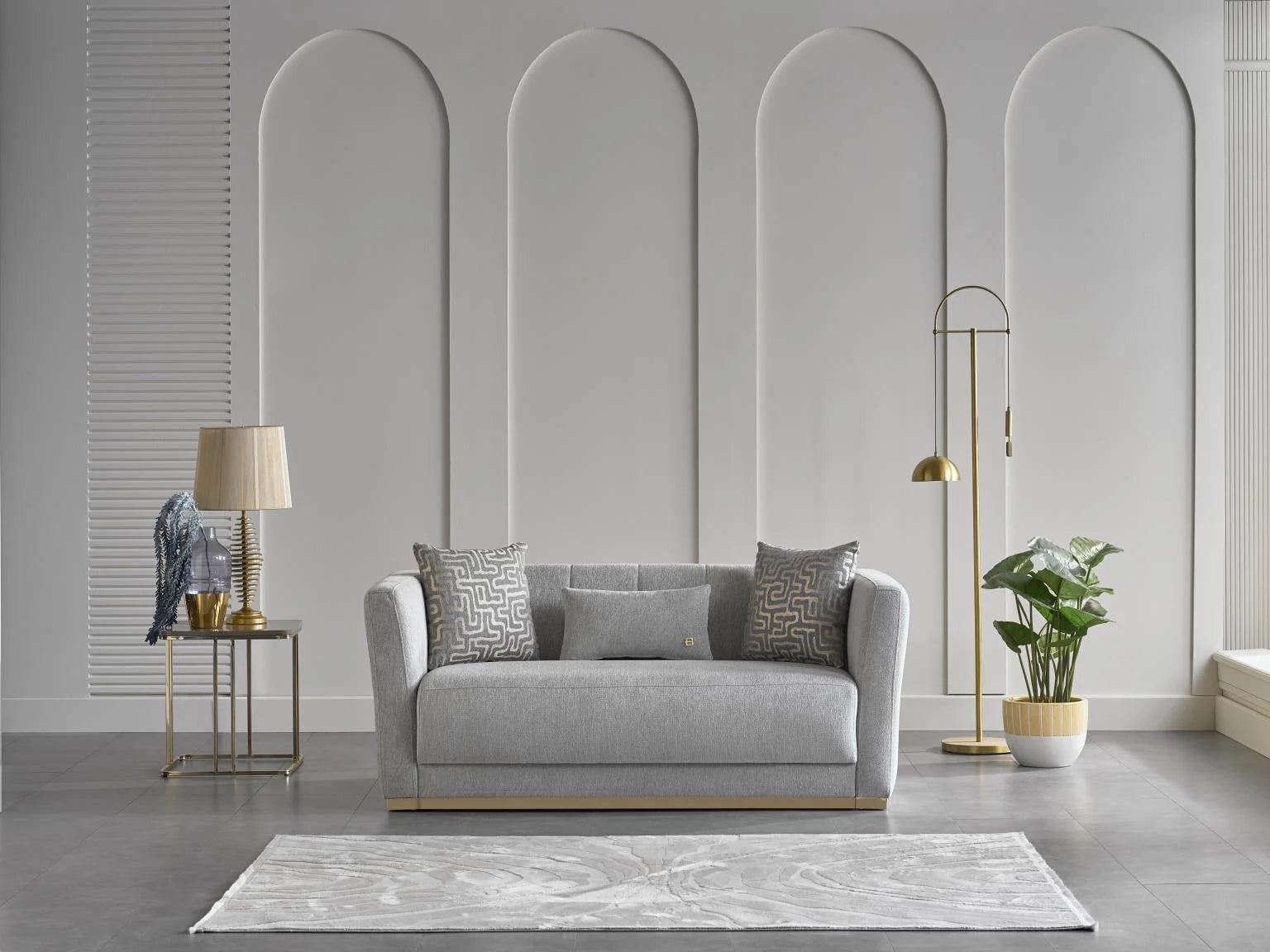 Luxury Modern Monique Living Set European Style for Villa