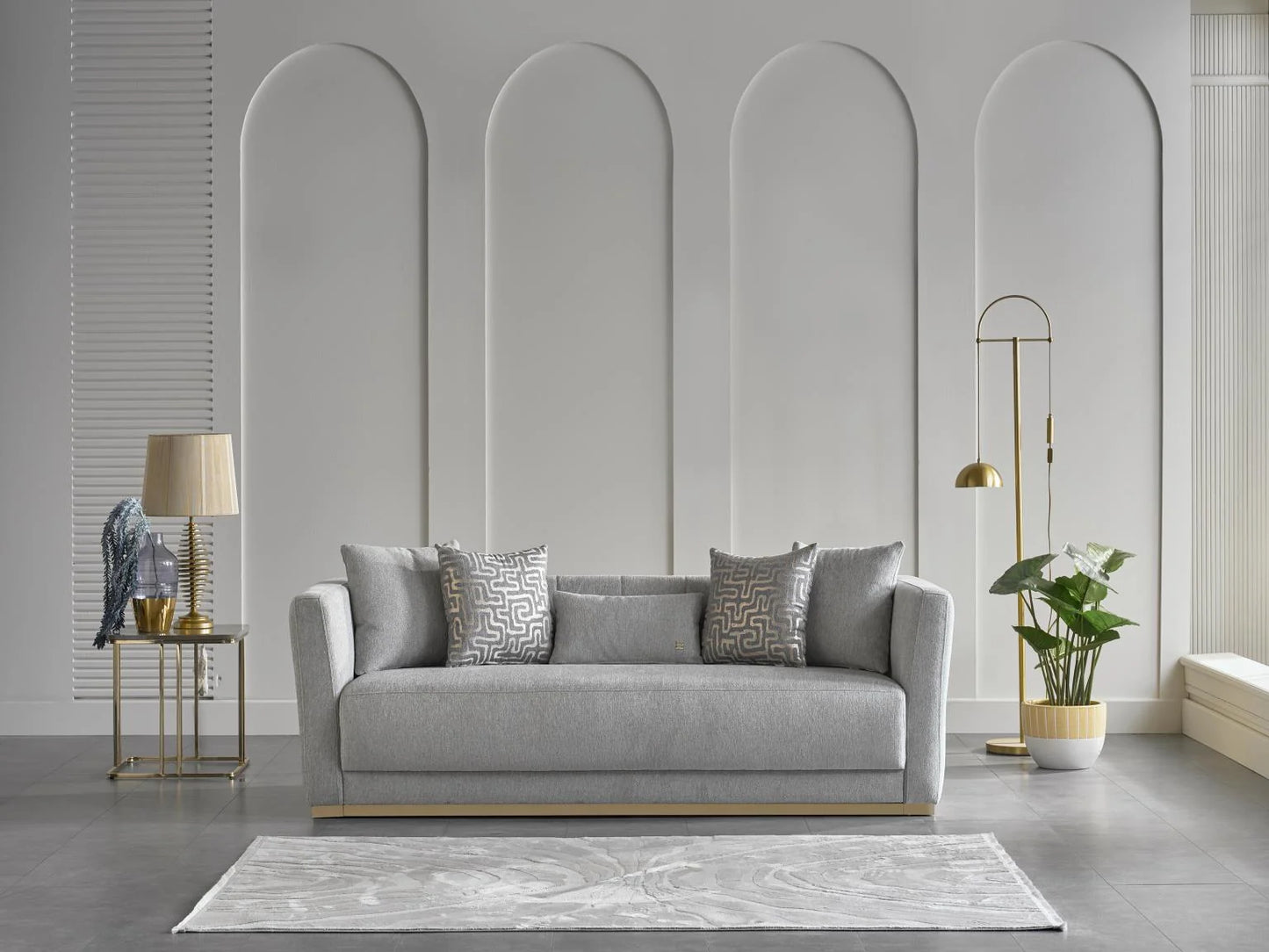 Luxury Modern Monique Living Set European Style for Villa