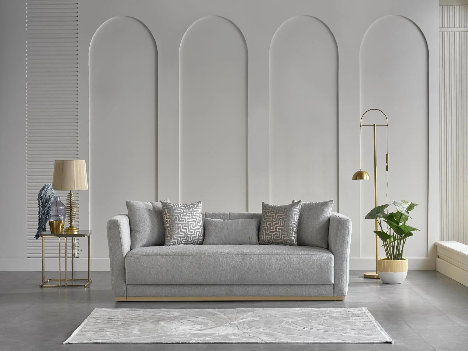 Luxury Modern Monique Living Set European Style for Villa