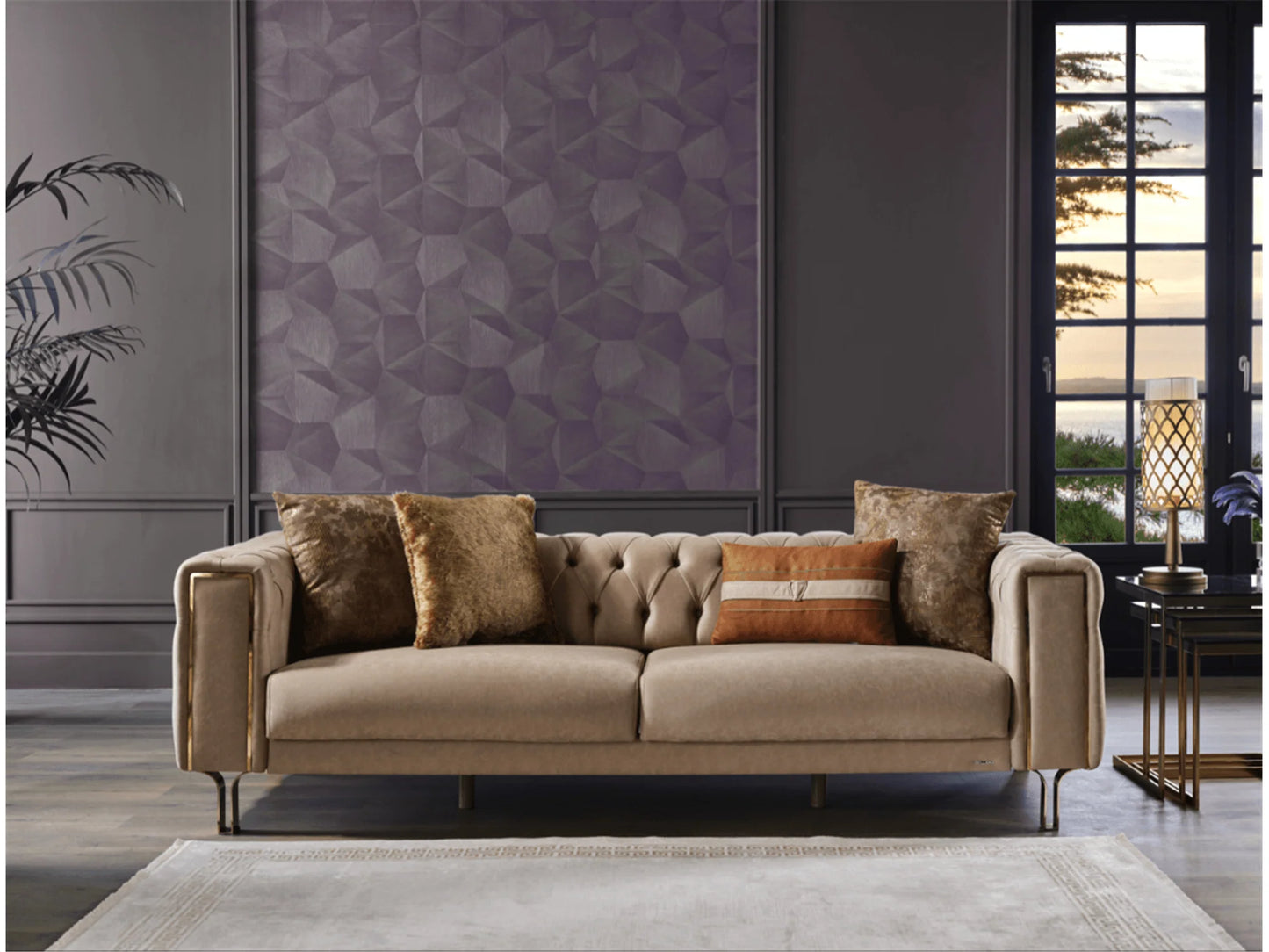 Luxury Modern Montenegro Sofa European Style for Villa