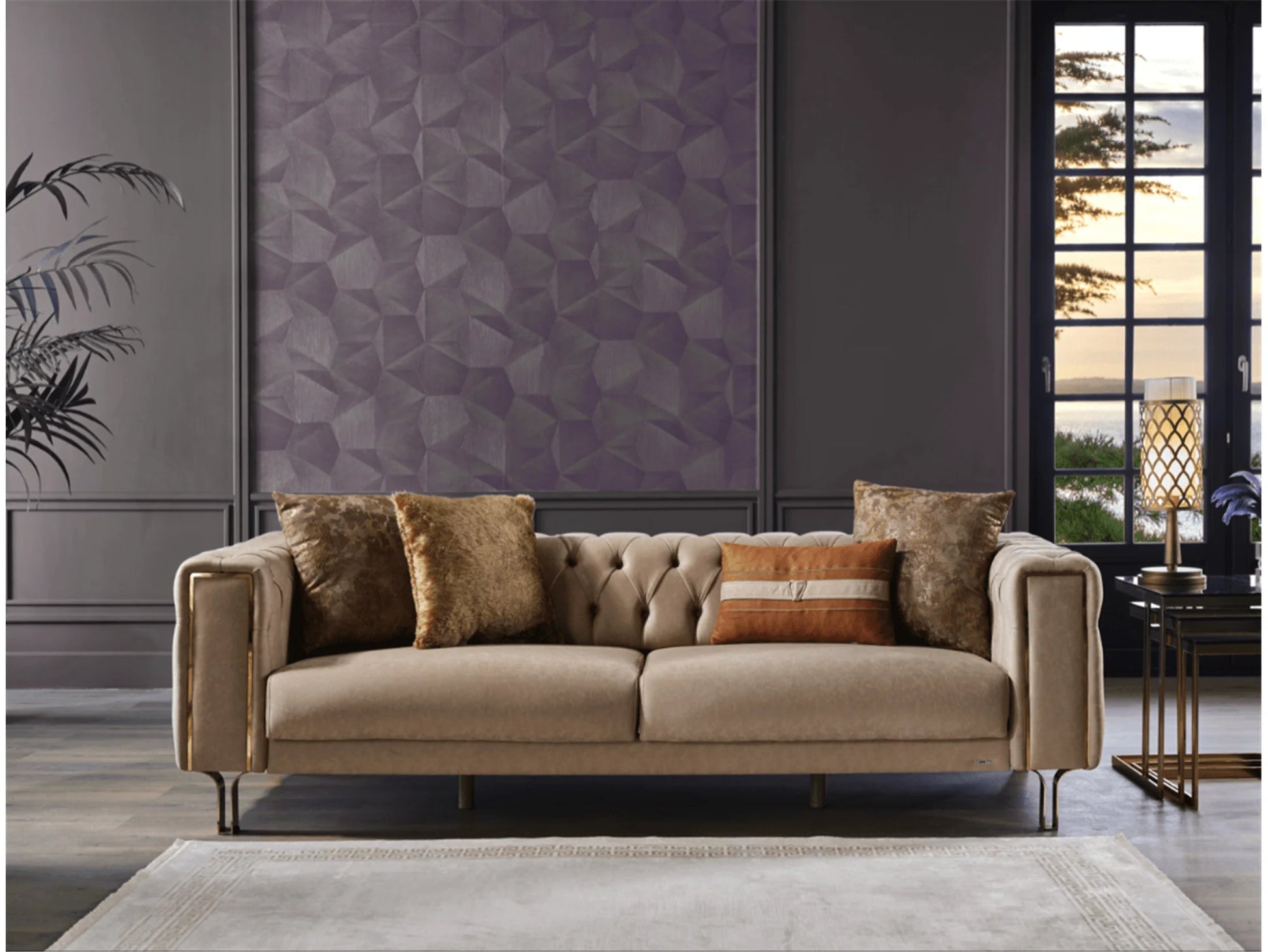 Luxury Modern Montenegro Sofa European Style for Villa