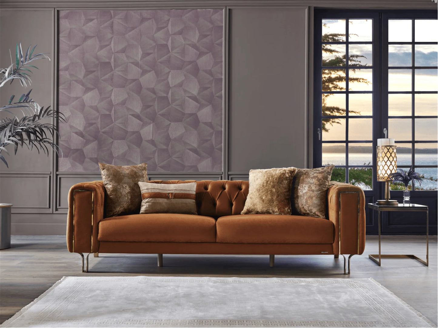 Luxury Modern Montenegro Sofa European Style for Villa