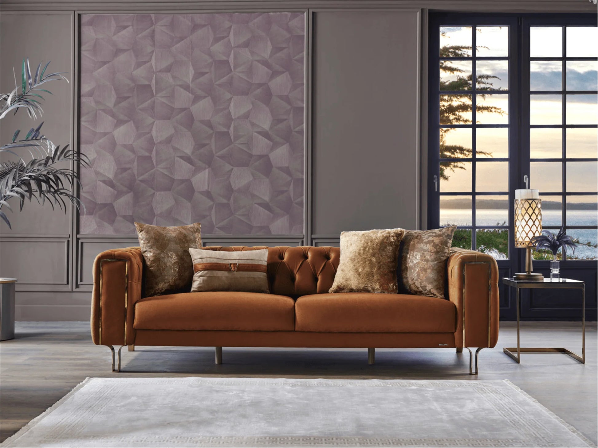 Luxury Modern Montenegro Sofa European Style for Villa