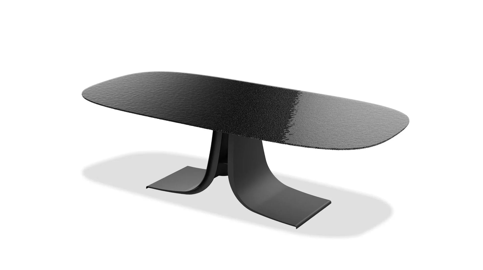 Luxury Modern Monza Glass Dining Table European Style for Villa
