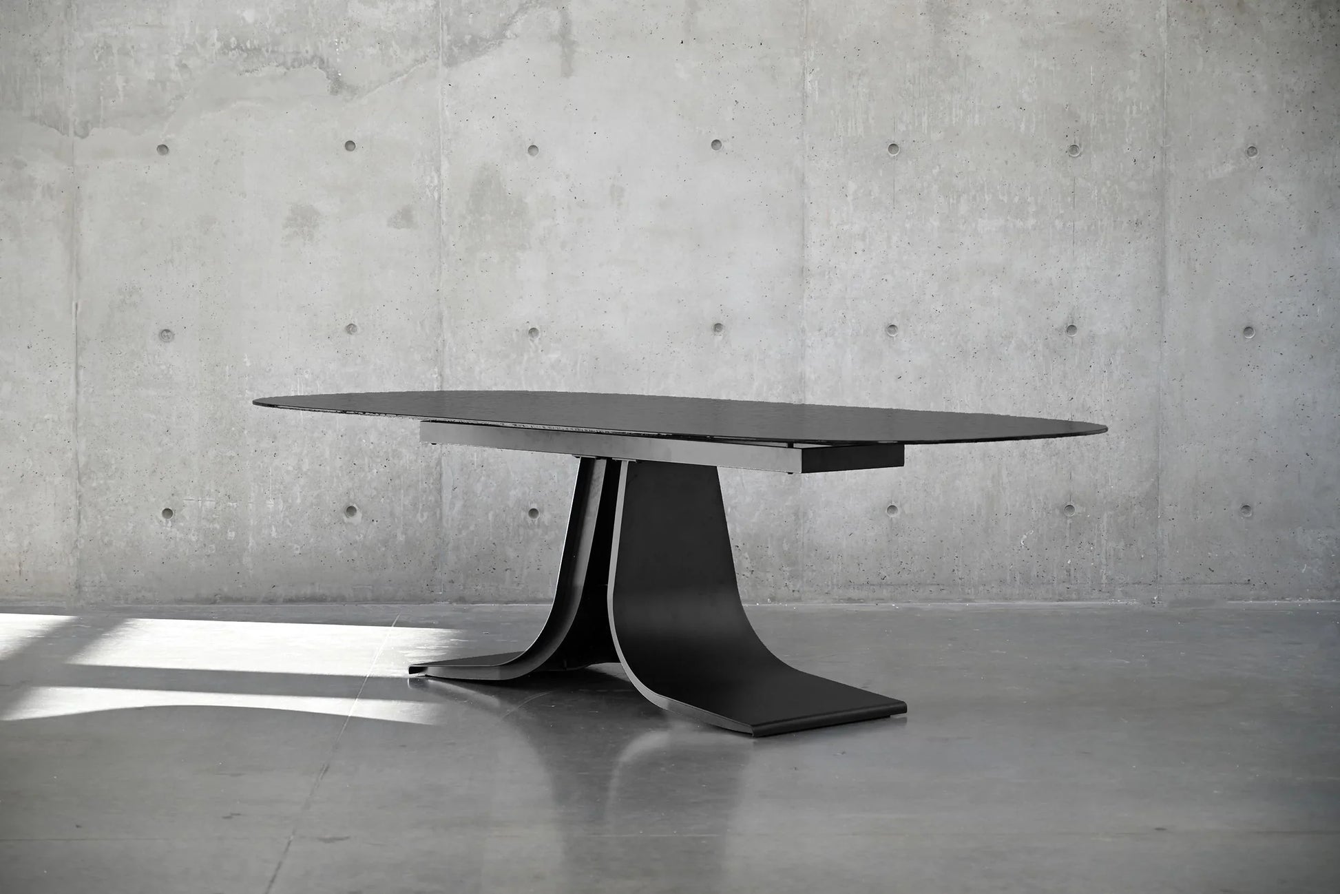 Luxury Modern Monza Glass Dining Table European Style for Villa