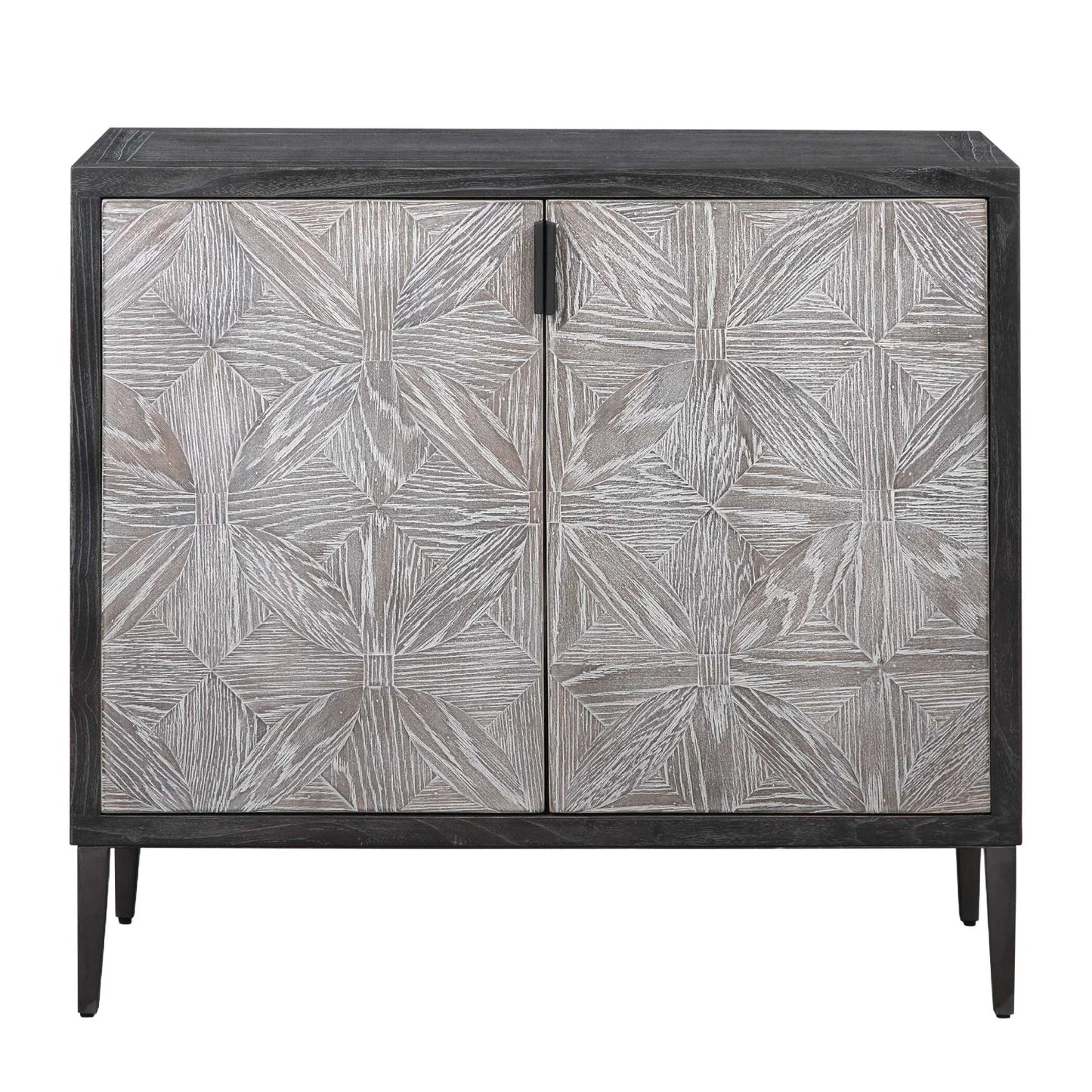 Luxury Modern Mosaic Oak 2-Door Cabinet European Style for Villa