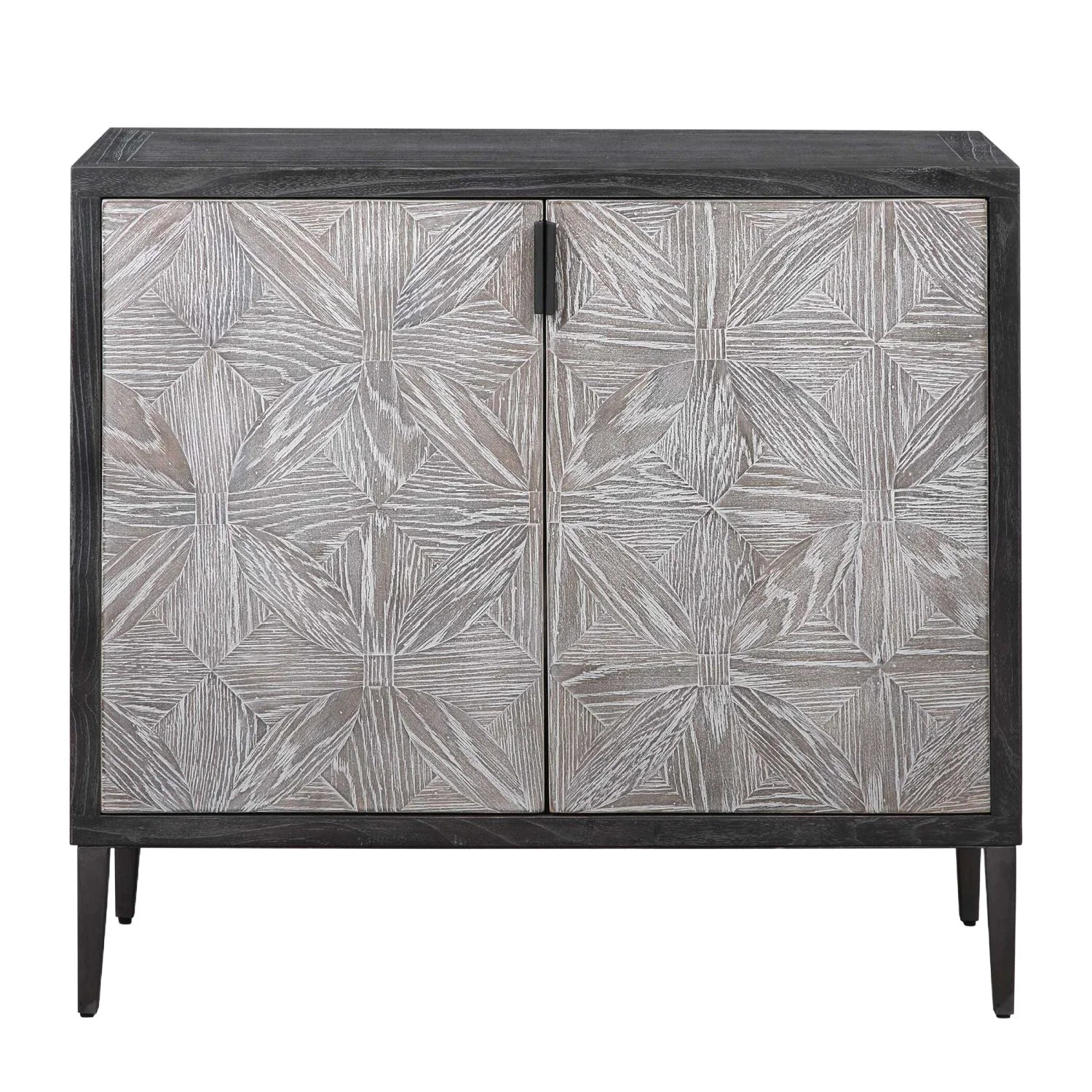 Luxury Modern Mosaic Oak 2-Door Cabinet European Style for Villa