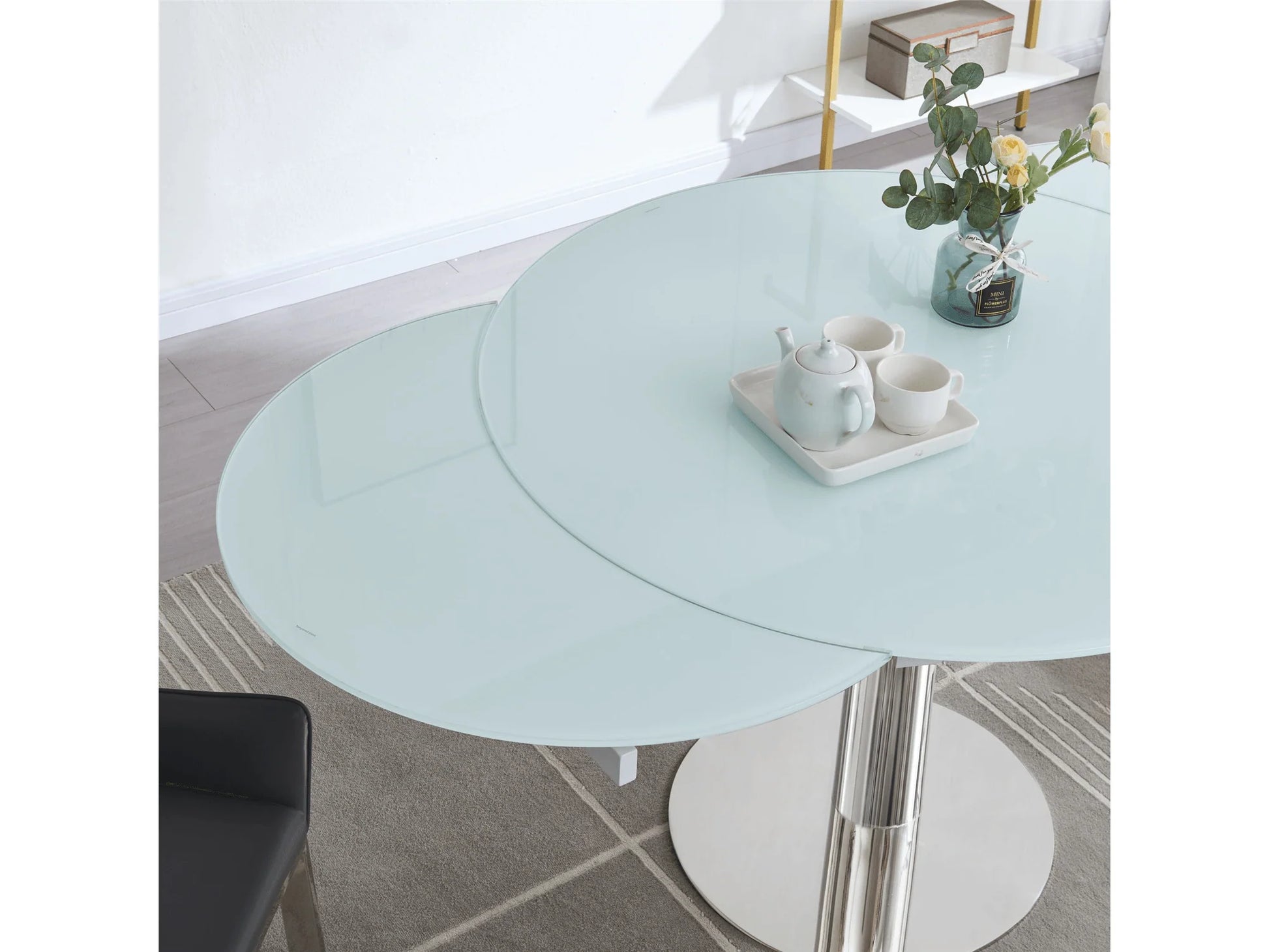 Luxury Modern Mueble Extension Dining Table European Style for Villa